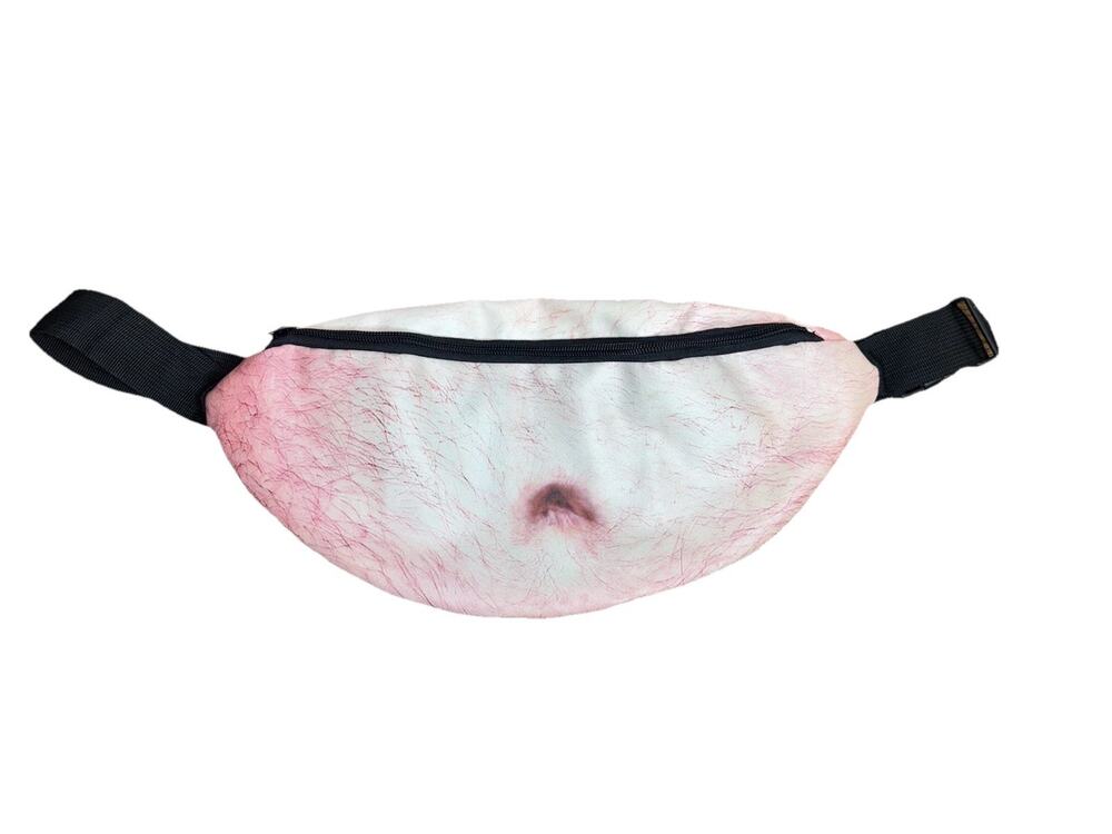 “Snack Pack”“Fuzzy Navel” Fanny Pack Sling Bag Beer Belly Button 28”-48” Unisex